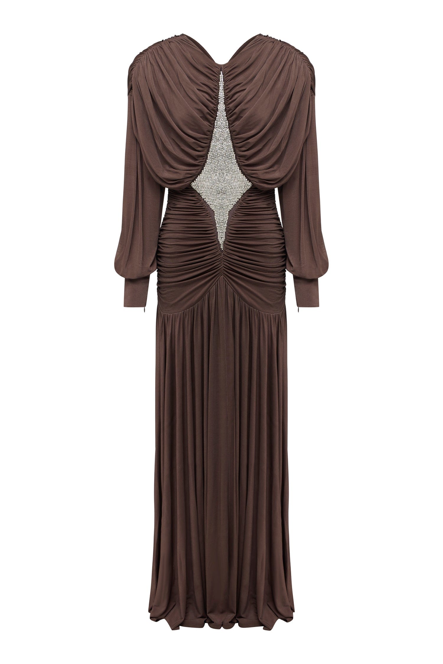 Alemais Contemporary Wardrobe Dress_Gown Silvio Ruched Midi Dress — designer powerwear from Luxury Shoes 