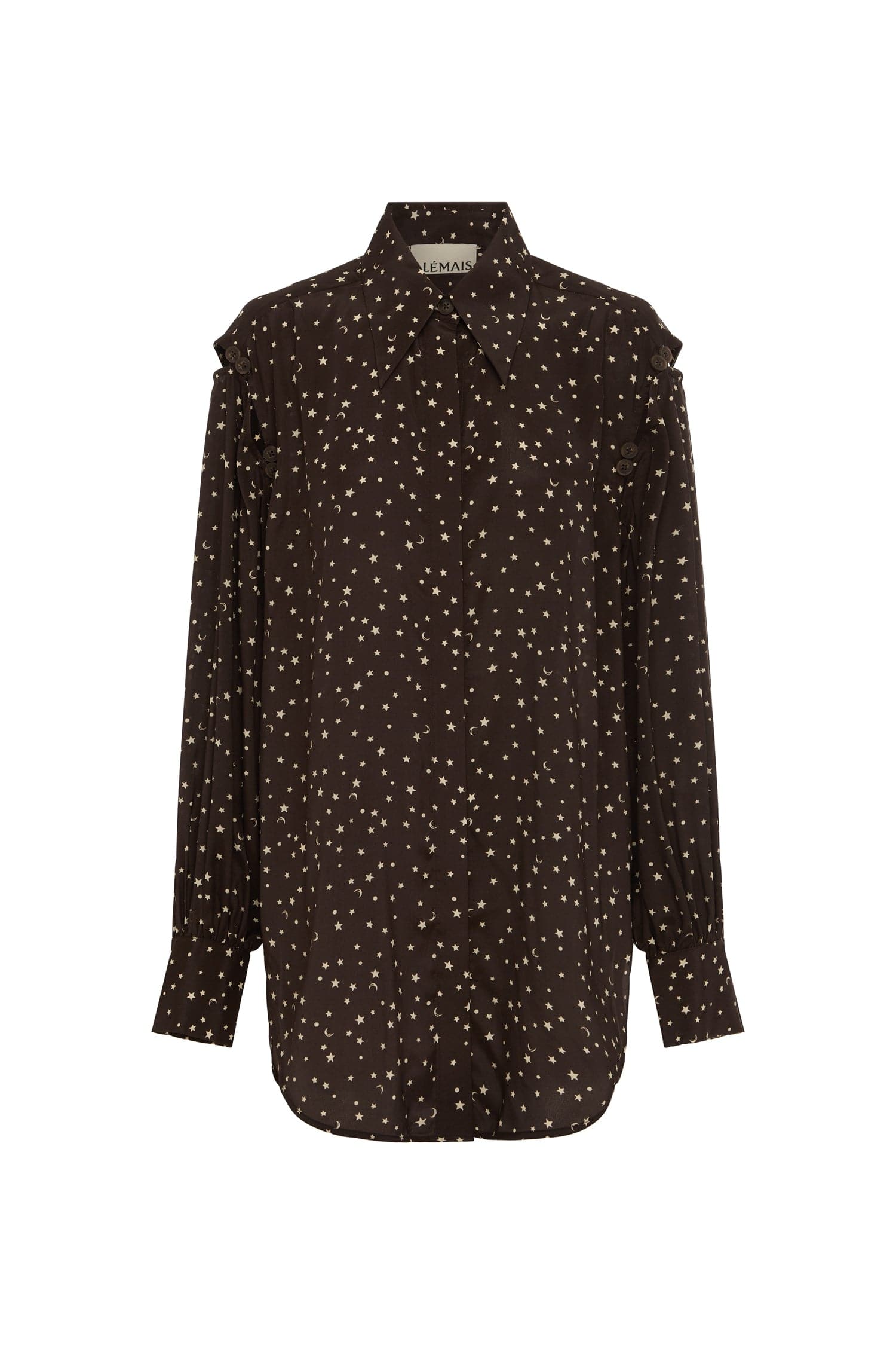 Alemais Contemporary Wardrobe Dress_Sd Montie Shirtdress — designer powerwear from Luxury Shoes 