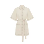 Alemais Contemporary Wardrobe Jacket Simona Denim Jacket — designer powerwear from Luxury Shoes 