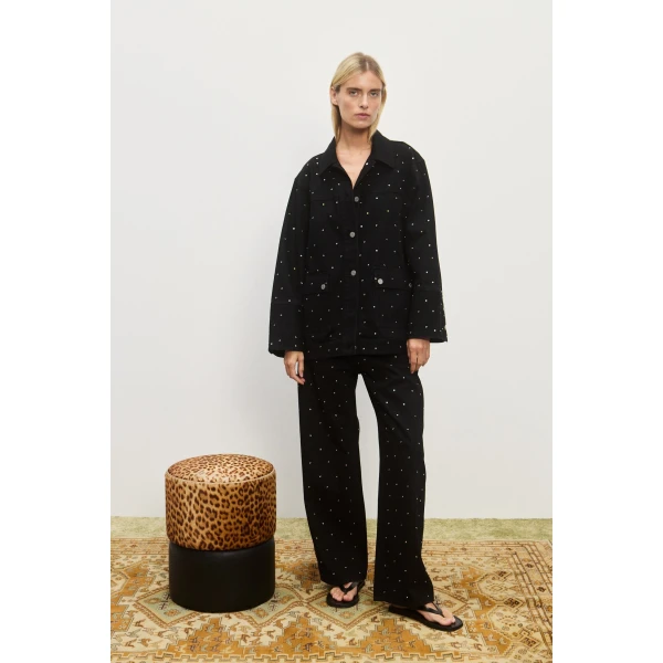 Alemais Contemporary Wardrobe Jacket Simona Denim Jacket — designer powerwear from Luxury Shoes 