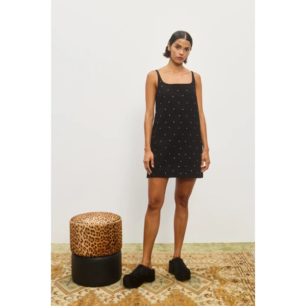 Alemais Contemporary Wardrobe Dress_Mini Simona Denim Mini Dress — designer powerwear from Luxury Shoes 