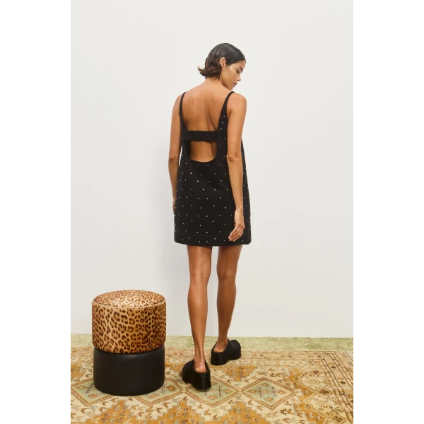 Alemais Contemporary Wardrobe Dress_Mini Simona Denim Mini Dress — designer powerwear from Luxury Shoes 