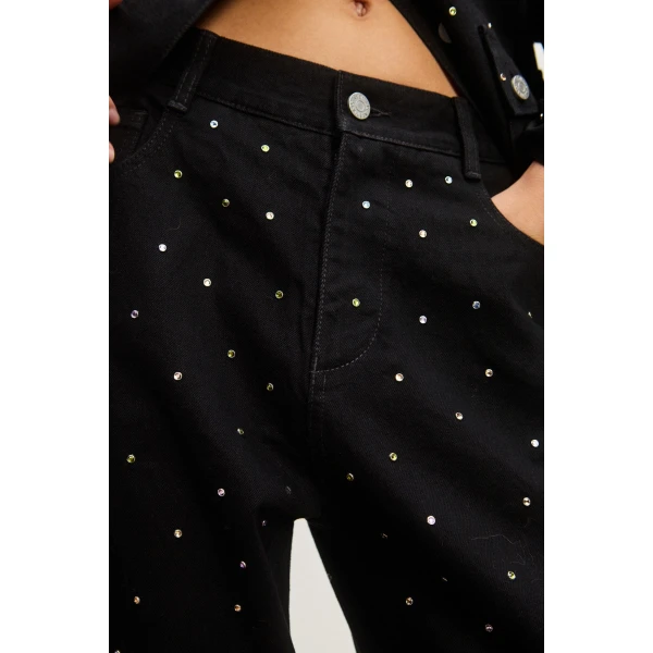 Alemais Contemporary Wardrobe Pant Simona Mid Rise Denim Jean — designer powerwear from Luxury Shoes 