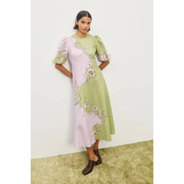 Alemais Contemporary Wardrobe DressMidi Sora Midi Dress — designer powerwear from Luxury Shoes 