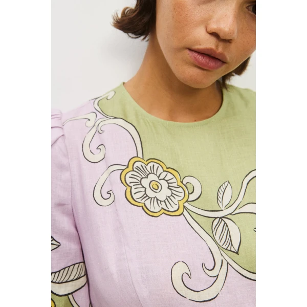 Alemais Contemporary Wardrobe DressMidi Sora Midi Dress — designer powerwear from Luxury Shoes 