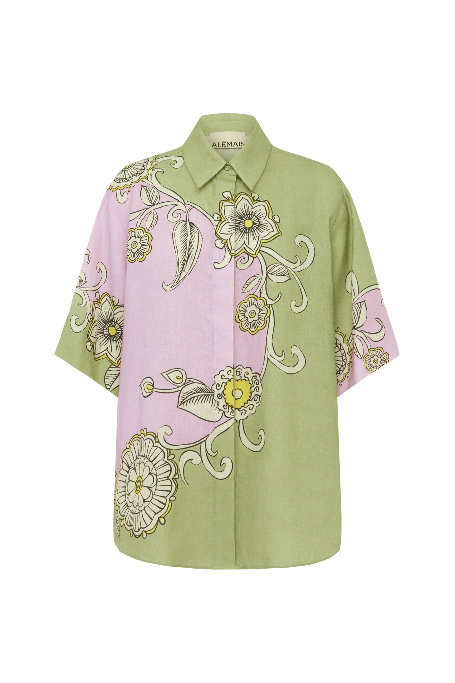 Alemais Contemporary Wardrobe Shirt Sora Shirt — designer powerwear from Luxury Shoes 