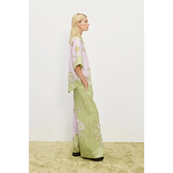 Alemais Contemporary Wardrobe Shirt Sora Shirt — designer powerwear from Luxury Shoes 