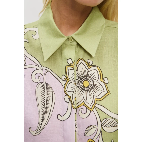 Alemais Contemporary Wardrobe Shirt Sora Shirt — designer powerwear from Luxury Shoes 