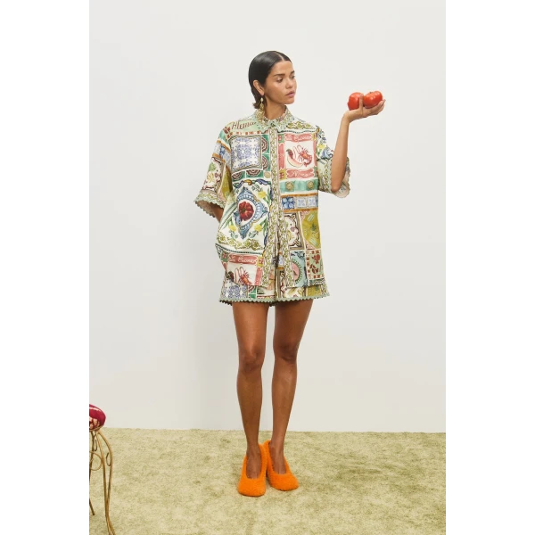 Alemais Contemporary Wardrobe Shirt Tommasina Shirt — designer powerwear from Luxury Shoes 