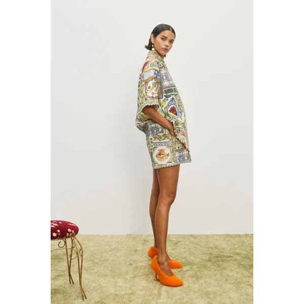 Alemais Contemporary Wardrobe Shirt Tommasina Shirt — designer powerwear from Luxury Shoes 