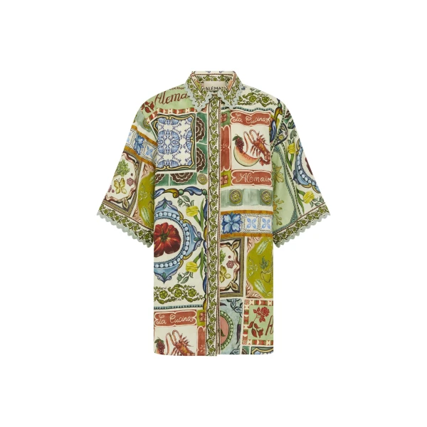 Alemais Contemporary Wardrobe Shirt Tommasina Shirt — designer powerwear from Luxury Shoes 