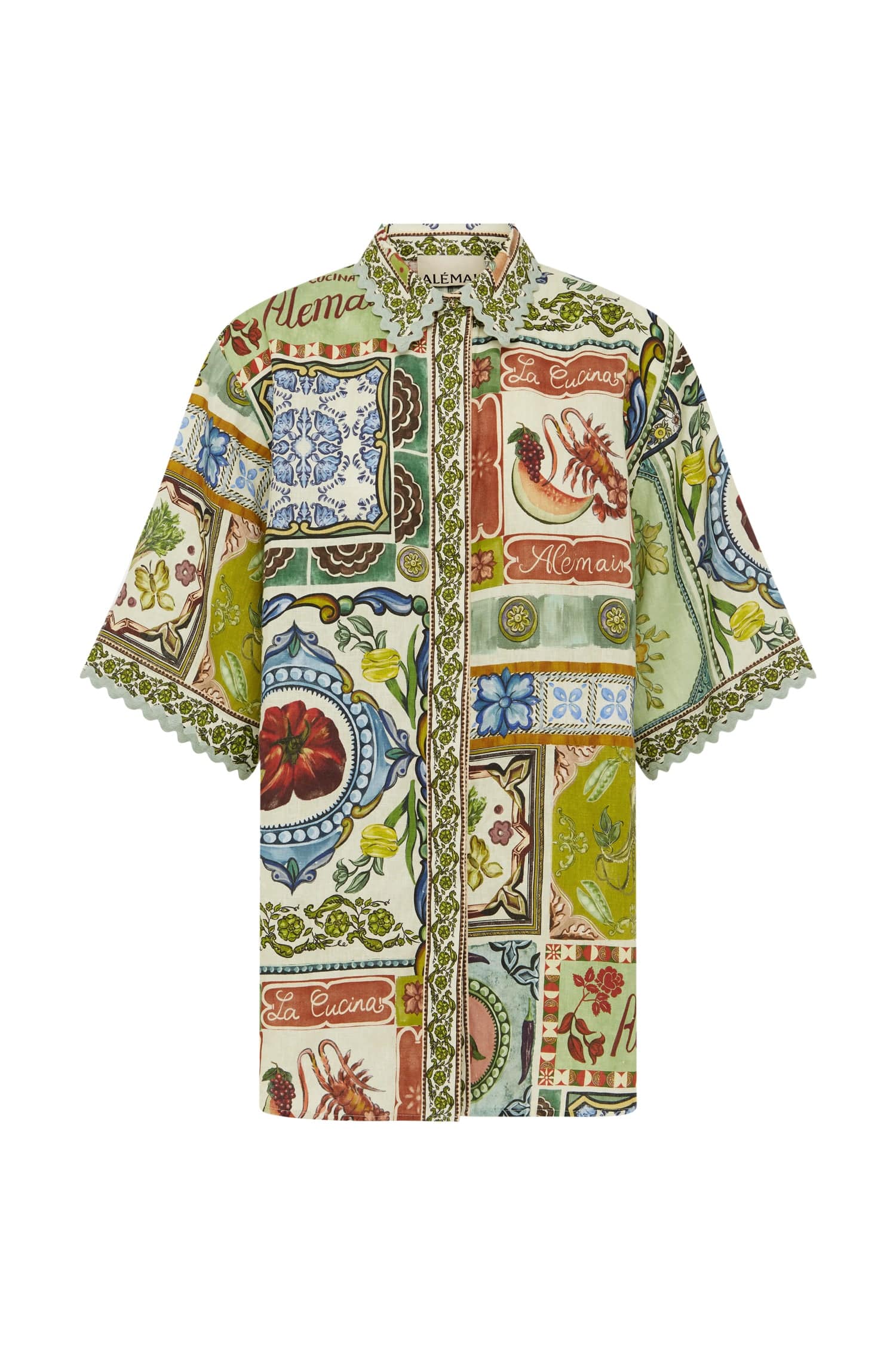 Alemais Contemporary Wardrobe Shirt Tommasina Shirt — designer powerwear from Luxury Shoes 