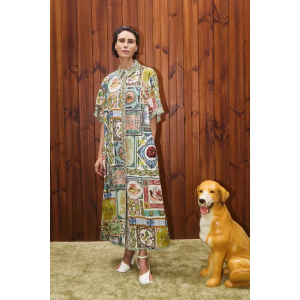 Alemais Contemporary Wardrobe Dress_Sd Tommasina Shirtdress — designer powerwear from Luxury Shoes 