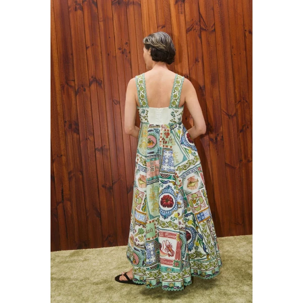 Alemais Contemporary Wardrobe Dress_Midi Tommasina Summer Dress — designer powerwear from Luxury Shoes 
