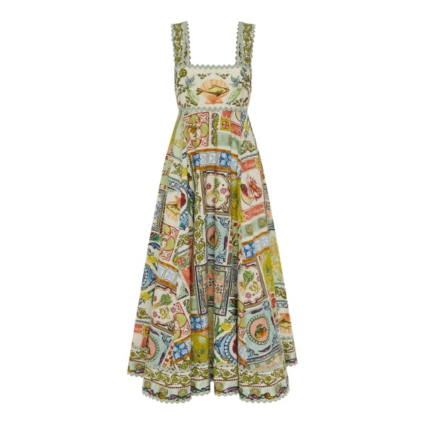 Alemais Contemporary Wardrobe Dress_Midi Tommasina Summer Dress — designer powerwear from Luxury Shoes 