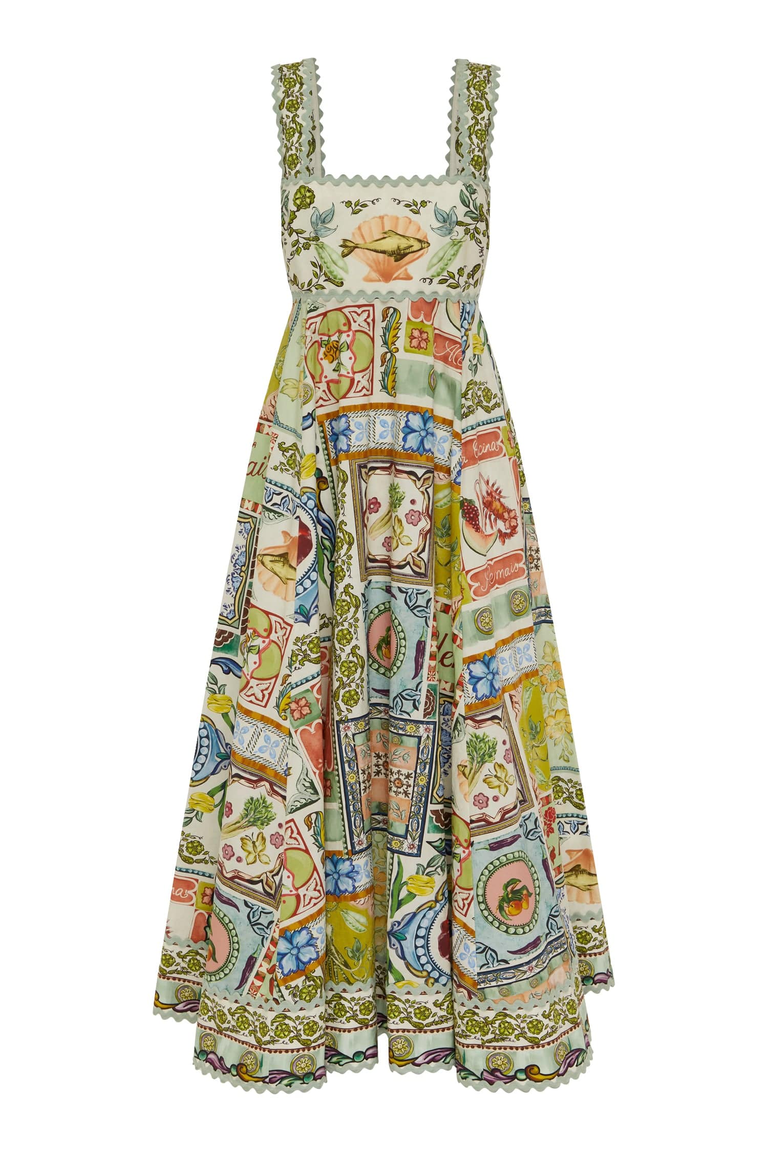 Alemais Contemporary Wardrobe Dress_Midi Tommasina Summer Dress — designer powerwear from Luxury Shoes 