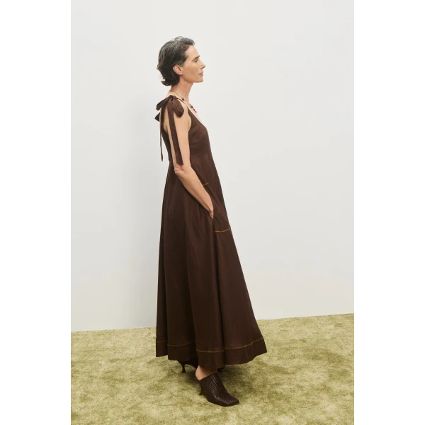 Alemais Contemporary Wardrobe Dress_Sd Montie Shirtdress — designer powerwear from Luxury Shoes 