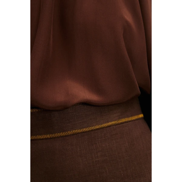 Alemais Contemporary Wardrobe Top Vito Blouse — designer powerwear from Luxury Shoes 