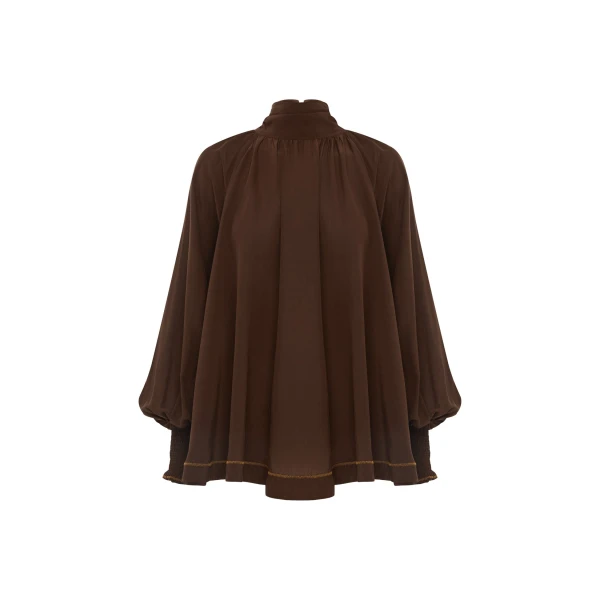 Alemais Contemporary Wardrobe Top Vito Blouse — designer powerwear from Luxury Shoes 