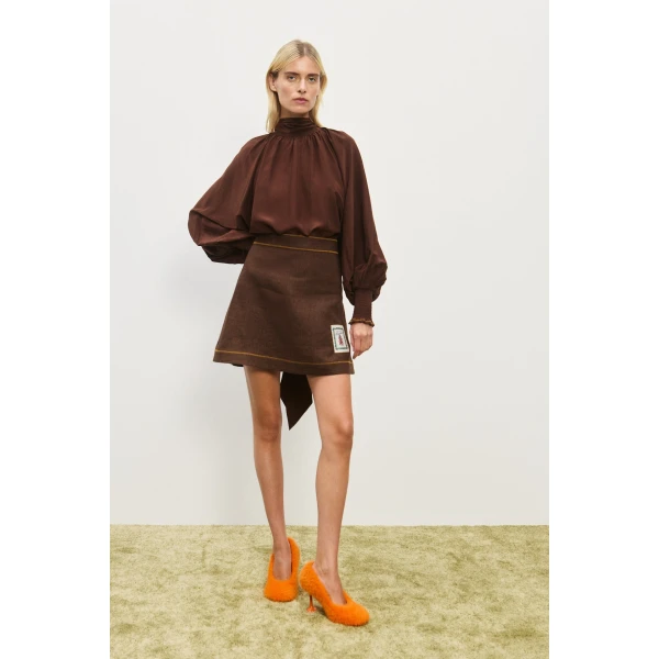 Alemais Contemporary Wardrobe Skirt Vito Skirt — designer powerwear from Luxury Shoes 