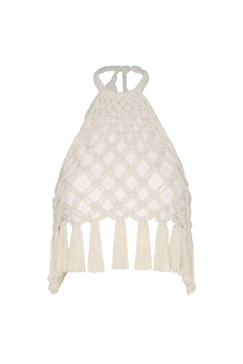 Andres Otalora Colombian Designer Top - Luxury Womenswear Andres Otalora luxury designer Top with bold silhouette in linen