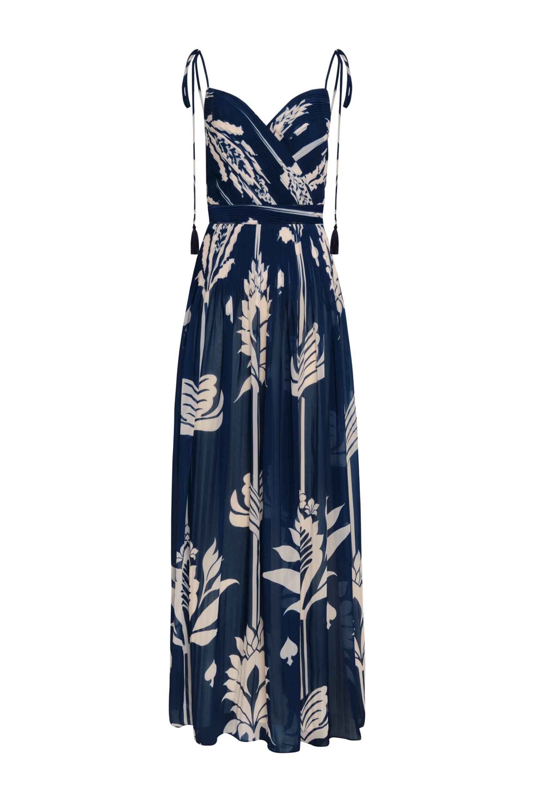 Andres Otalora Colombian Designer Dress - Luxury Womenswear Andres Otalora luxury designer Dress with bold silhouette in linen