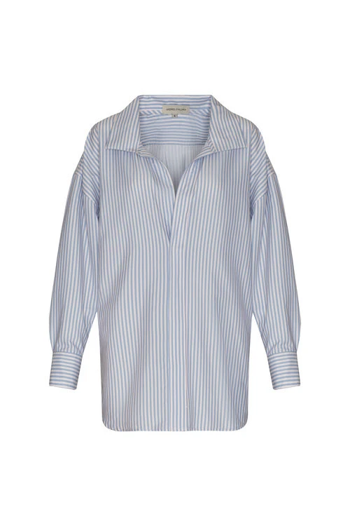 Andres Otalora Colombian Designer Top - Luxury Womenswear Andres Otalora luxury designer Top with bold silhouette in linen
