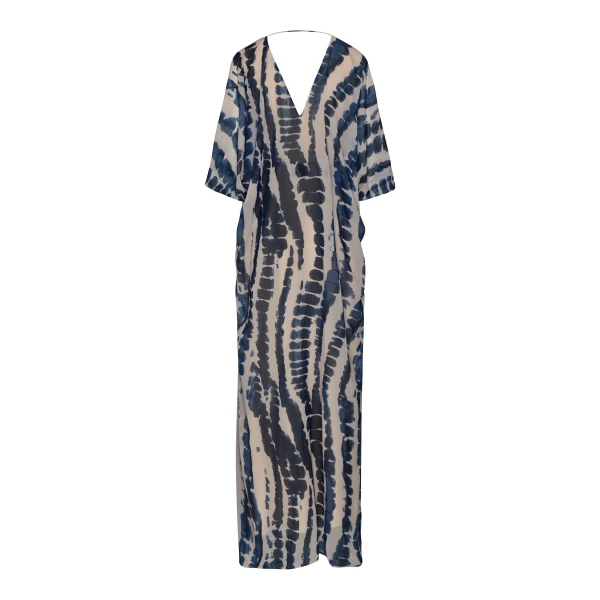 Andres Otalora luxury designer Dress with bold silhouette in linen