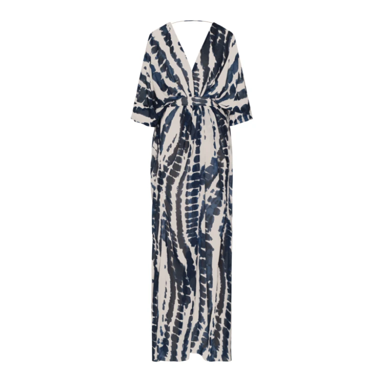 Andres Otalora luxury designer Dress with bold silhouette in linen