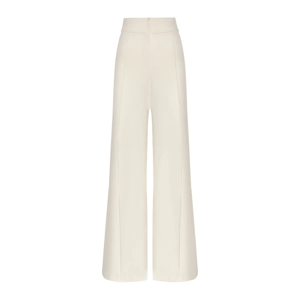 Andres Otalora luxury designer Pant with bold silhouette in linen