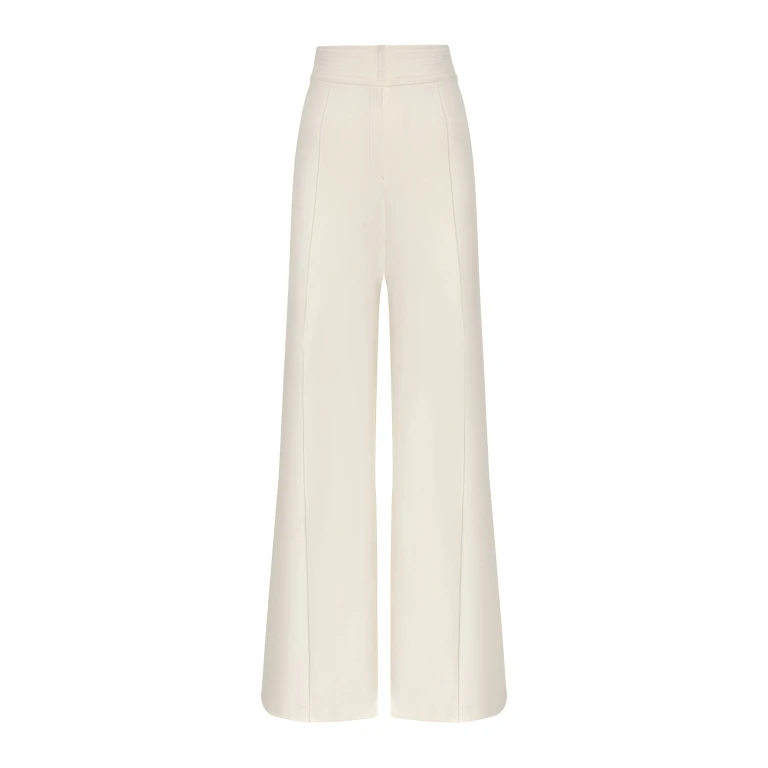 Andres Otalora luxury designer Pant with bold silhouette in linen