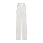 Andres Otalora Colombian Designer Pant - Luxury Womenswear Andres Otalora luxury designer Pant with bold silhouette in linen