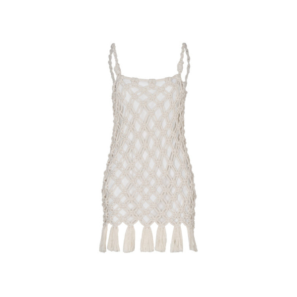 Andres Otalora luxury designer Dress with bold silhouette in linen