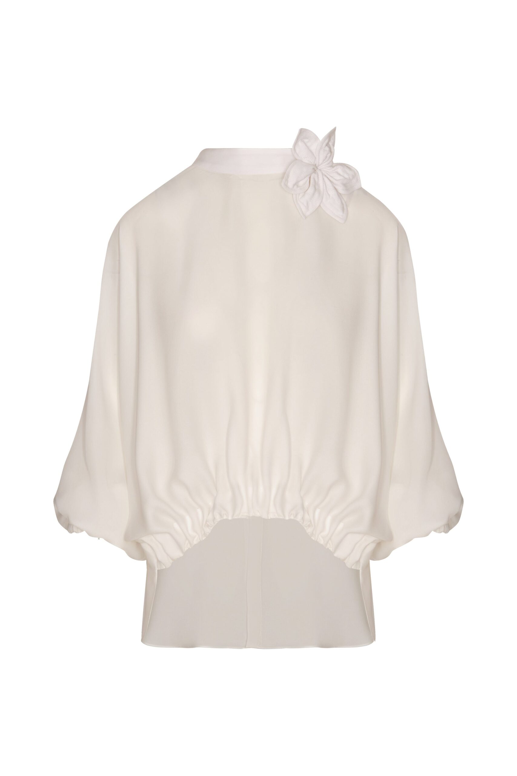Andres Otalora Colombian Designer Top - Luxury Womenswear Andres Otalora luxury designer Top with bold silhouette in linen