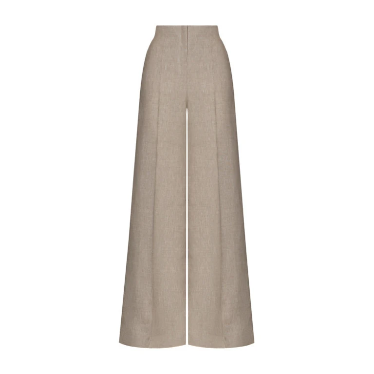 Andres Otalora luxury designer Pant with bold silhouette in linen
