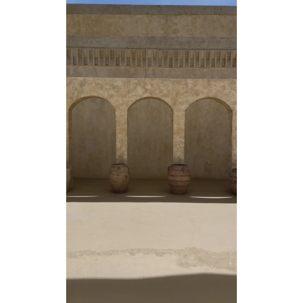 Andres Otalora luxury designer Skit with bold silhouette in linen