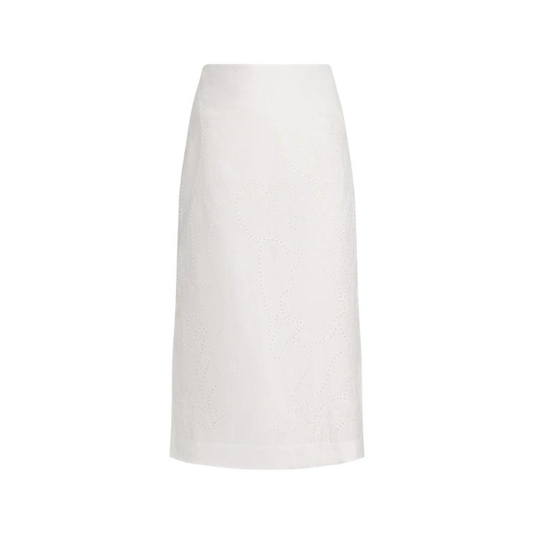 Andres Otalora luxury designer Skit with bold silhouette in linen
