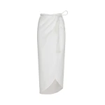 Andres Otalora luxury designer Skit with bold silhouette in linen