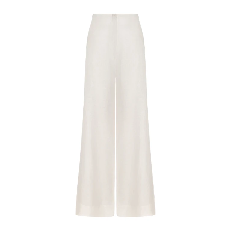 Andres Otalora luxury designer Pant with bold silhouette in linen