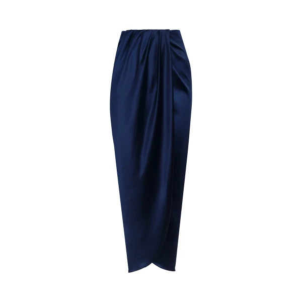 Andres Otalora luxury designer Skit with bold silhouette in linen