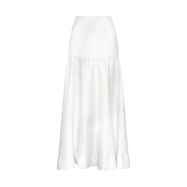 Andres Otalora luxury designer Skit with bold silhouette in linen