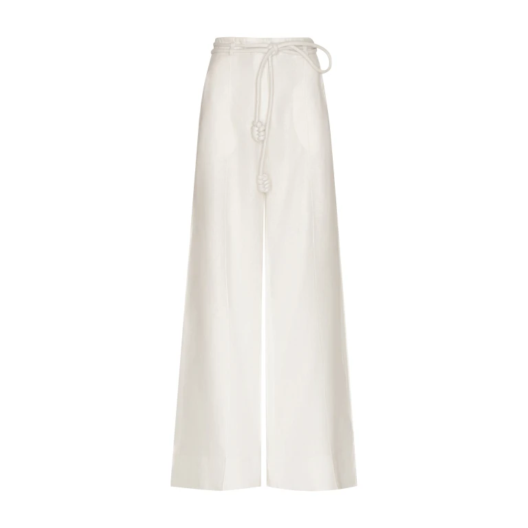 Andres Otalora luxury designer Pant with bold silhouette in linen