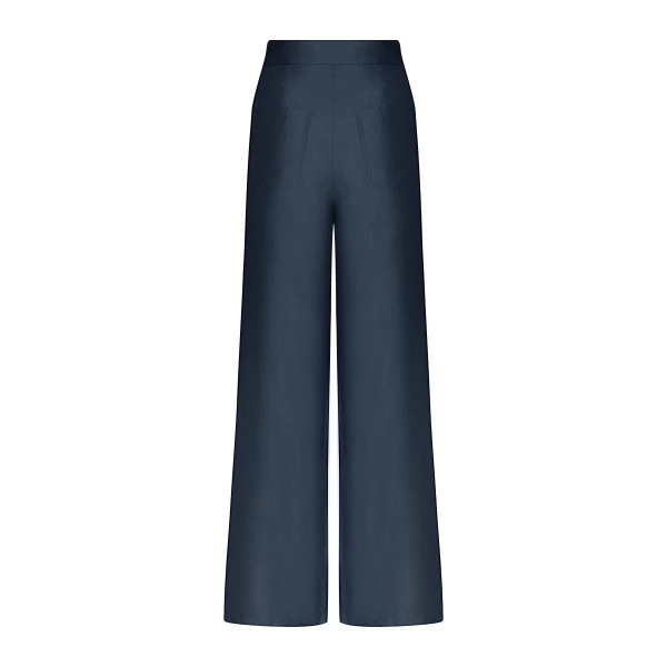 Andres Otalora luxury designer Pant with bold silhouette in linen