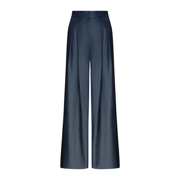 Andres Otalora luxury designer Pant with bold silhouette in linen