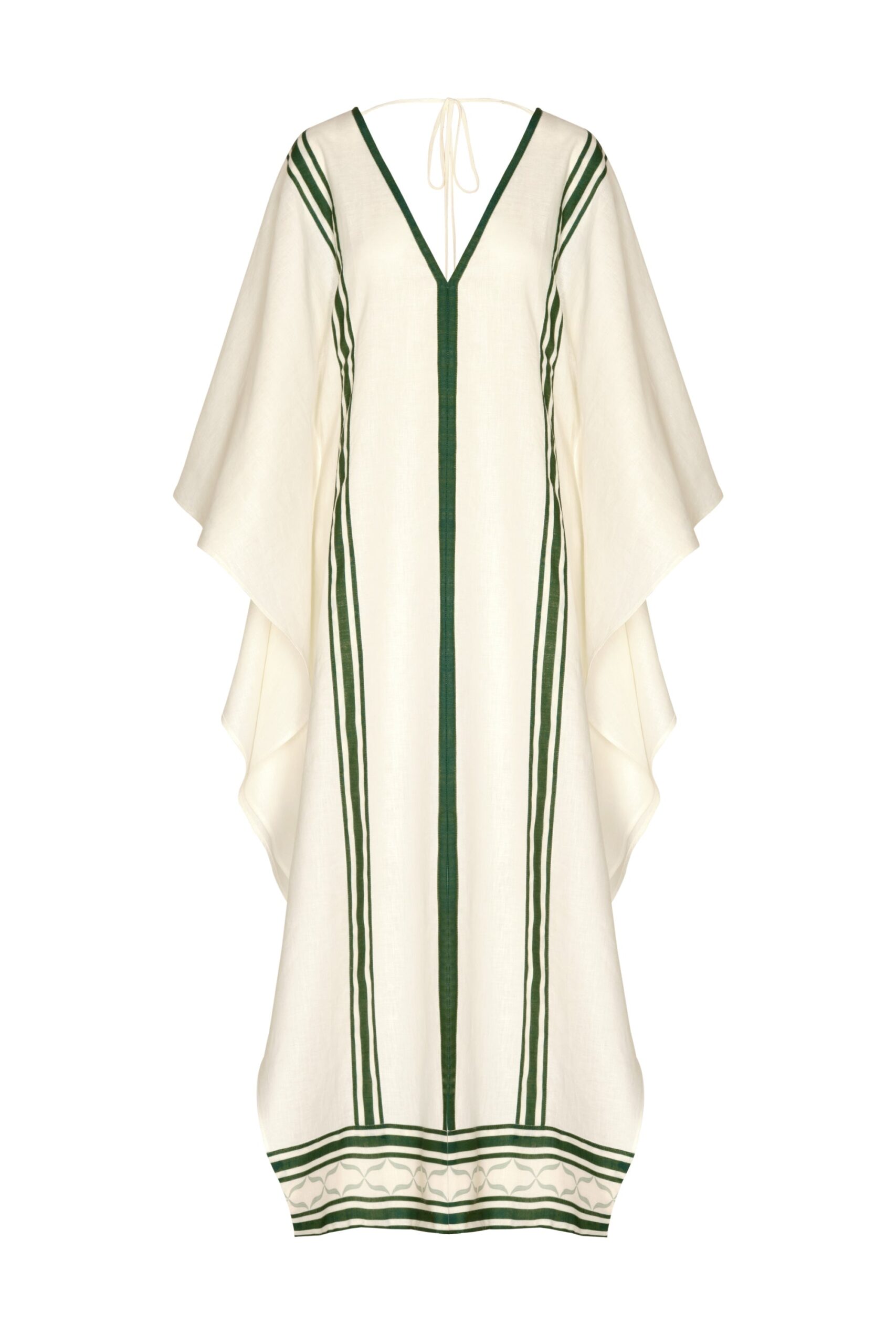 Andres Otalora Colombian Designer Dress - Luxury Womenswear Andres Otalora luxury designer Dress with bold silhouette in linen