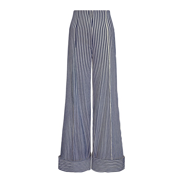 Andres Otalora luxury designer Pant with bold silhouette in linen