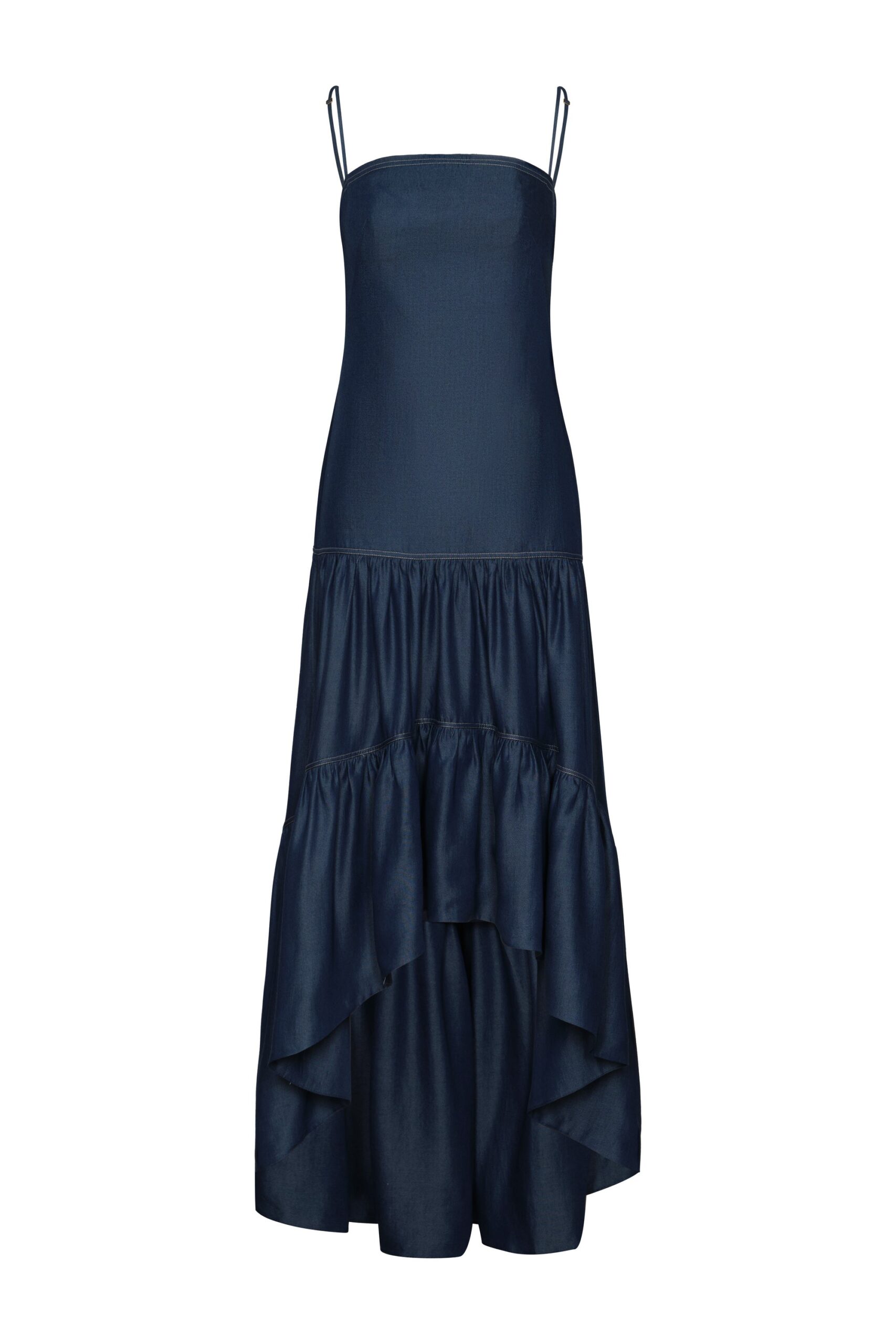 Andres Otalora Colombian Designer Dress - Luxury Womenswear Andres Otalora luxury designer Dress with bold silhouette in linen