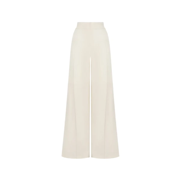Andres Otalora luxury designer Pant with bold silhouette in linen