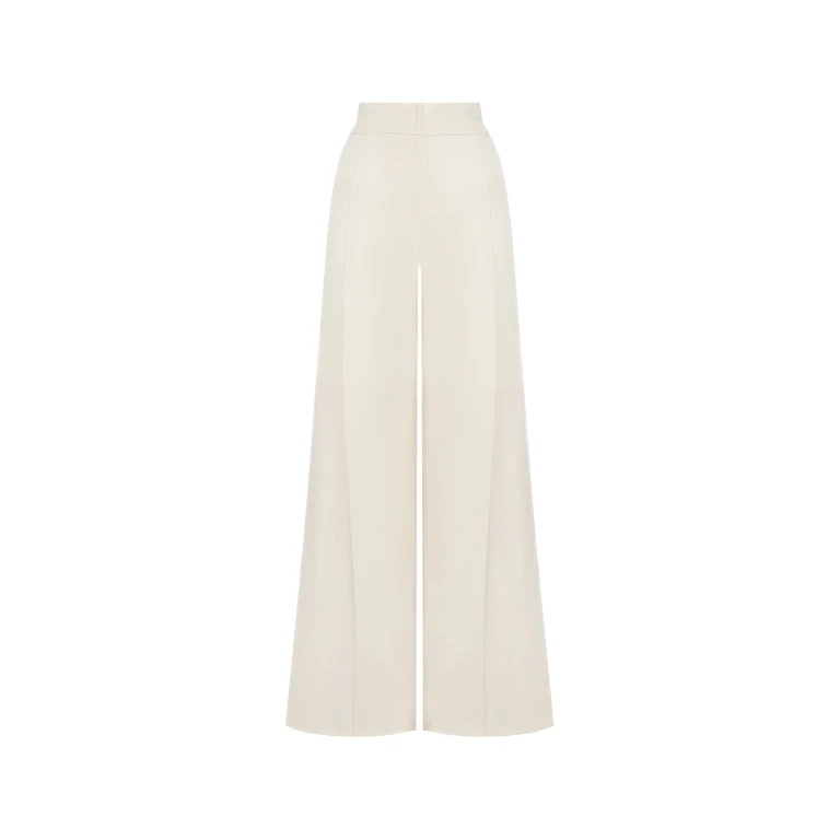 Andres Otalora luxury designer Pant with bold silhouette in linen