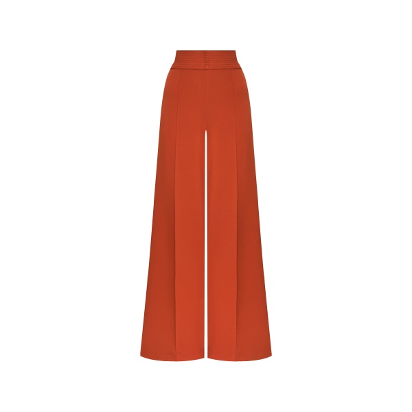 Andres Otalora luxury designer Pant with bold silhouette in linen